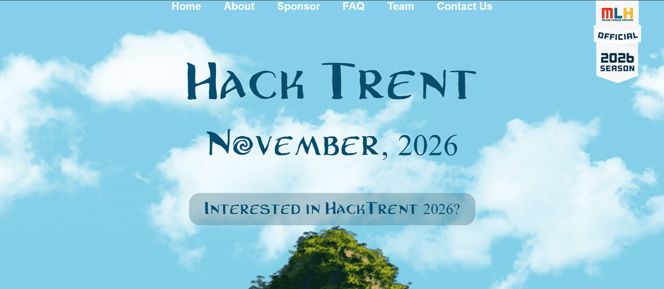 HackTrent's Website screenshot
